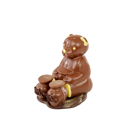 Figur aus Schokolade - Der Bär mit Honig