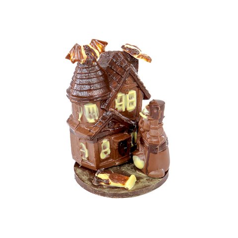 Schokoladenhaus mit  Hexe