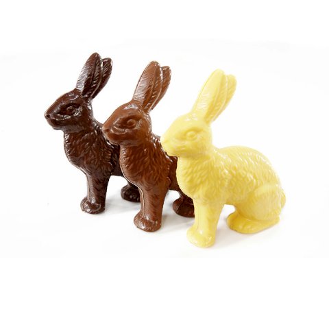 Figur aus Schokolade - Hockender Hase